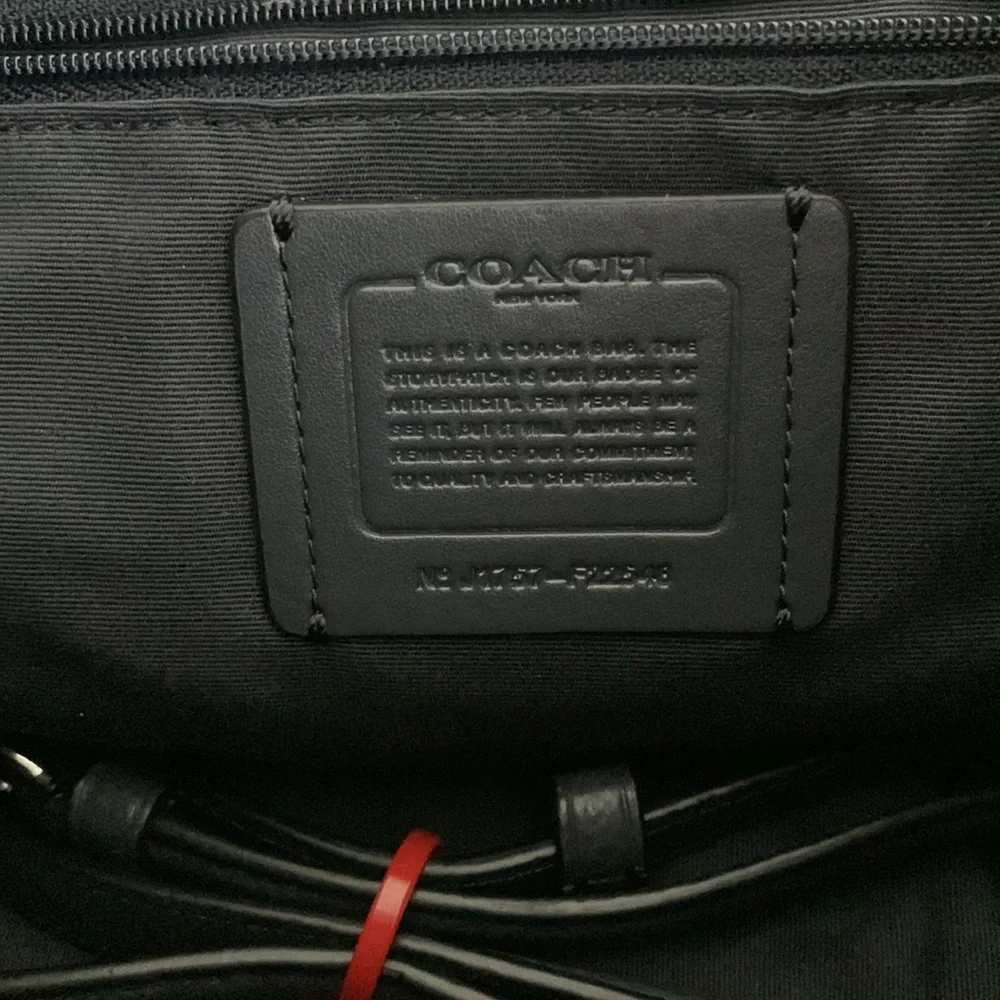 Coach Harley Hobo Blue Leather Cross Body Bag - Picture 5 of 8